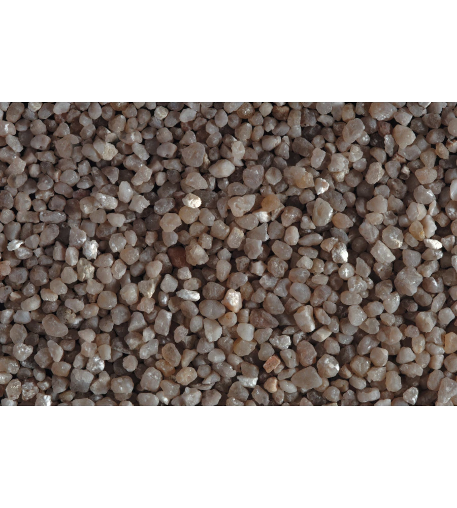 Sabbia silicia per pompe delle piscine, sacco da 25 kg